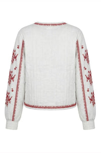 Nooki Harlow White Padded Jacket - The Mercantile London