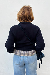 Des Petits Hauts Arbalette Marine Cardigan