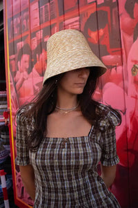 L.A.B Raffia Lamp Bucket Hat