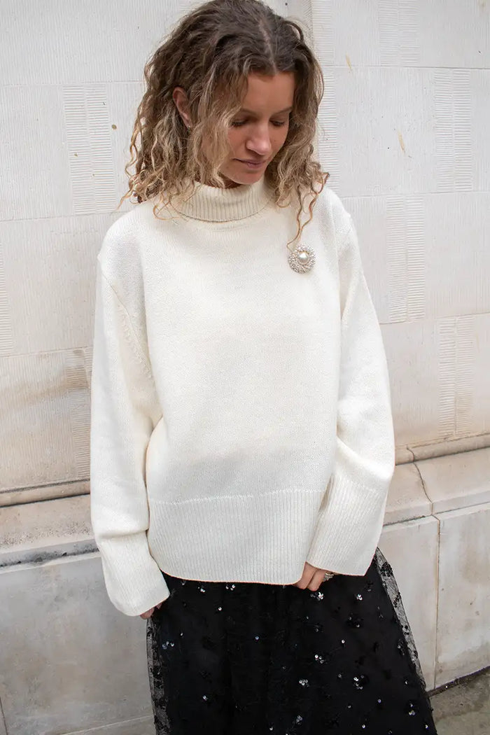Second Female Alpha Cream Knit - The Mercantile London