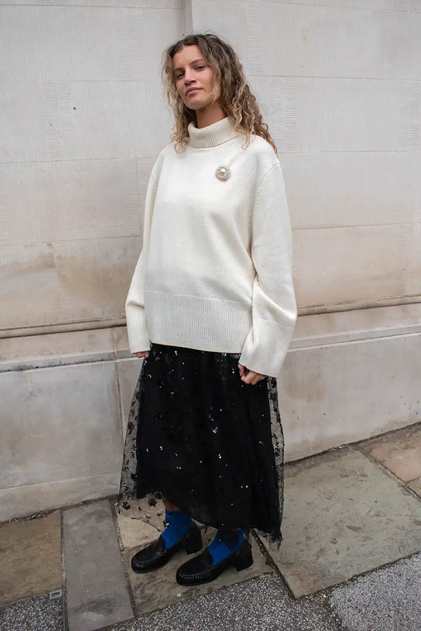 Second Female Alpha Cream Knit - The Mercantile London