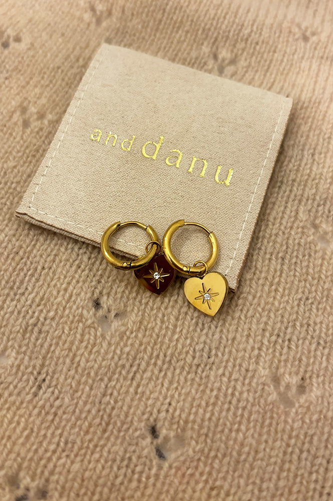 and danu Heart Earrings