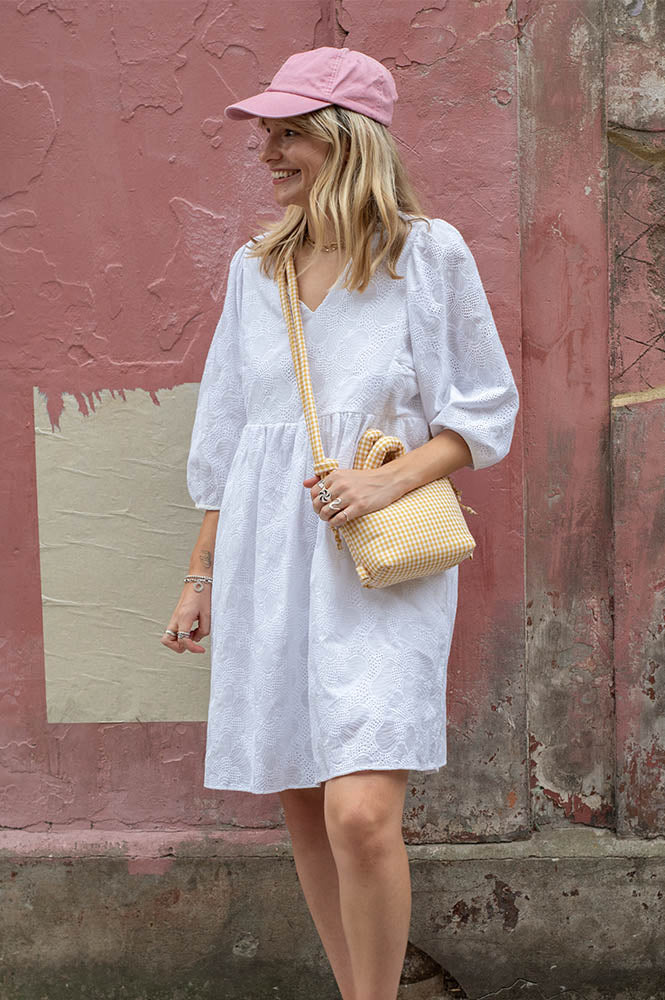 Numph Hensley Bright White Dress - The Mercantile London