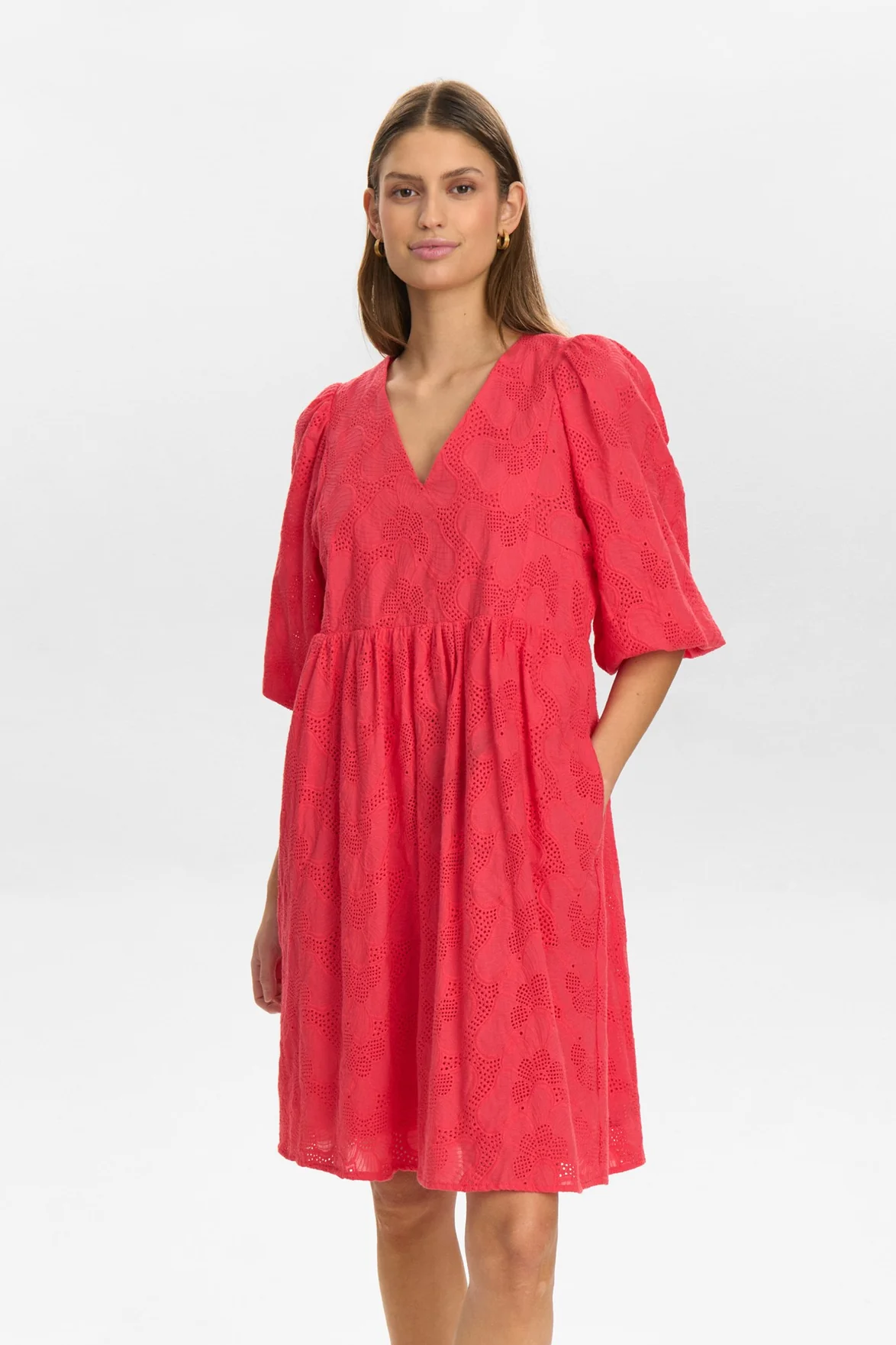 Numph Hensley Geranium Dress - The Mercantile London