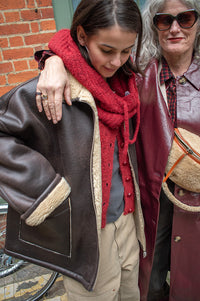 Bellerose Hestel Dark Chocolate Reversible Jacket - The Mercantile London