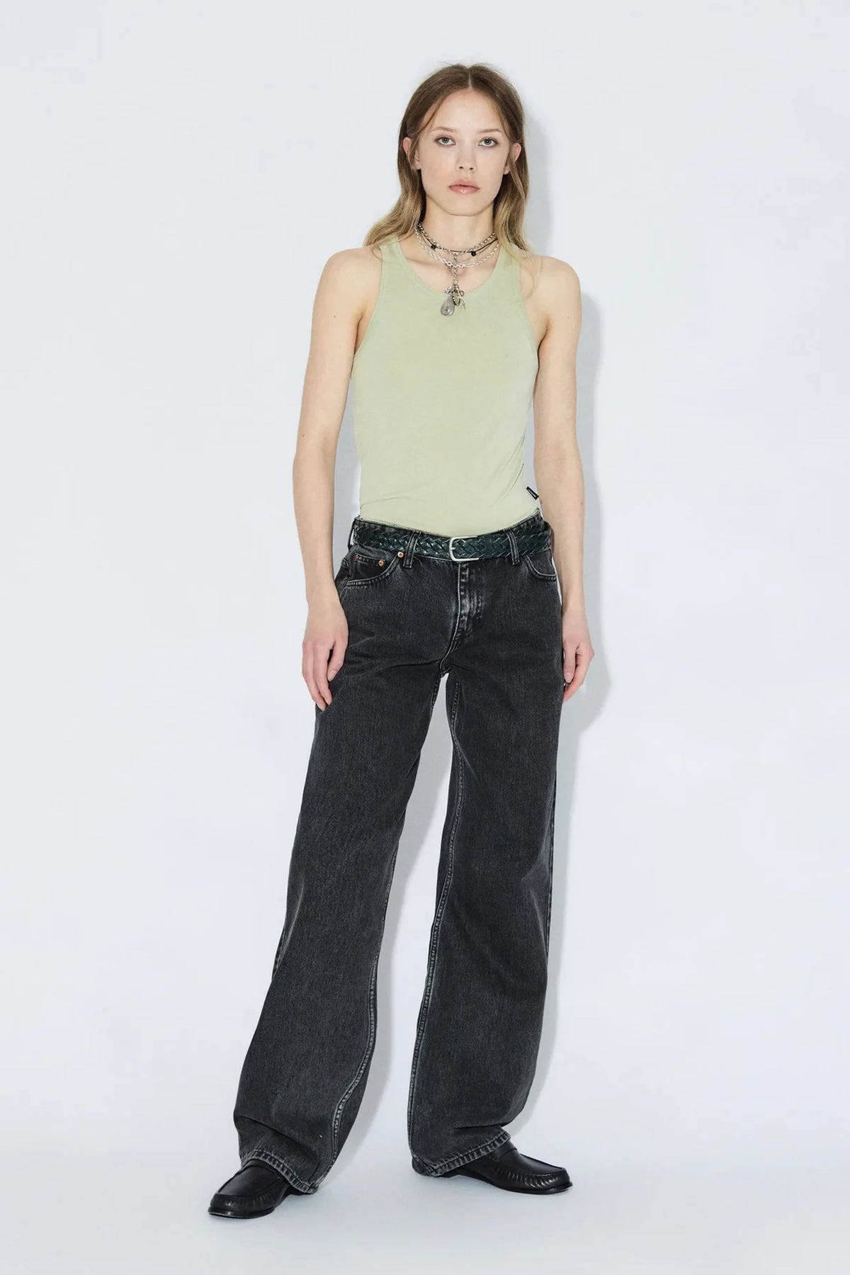 Dr Denim Hill Low Relaxed Aged Black Jeans - The Mercantile London