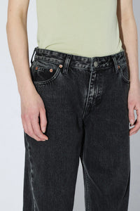 Dr Denim Hill Low Relaxed Aged Black Jeans - The Mercantile London