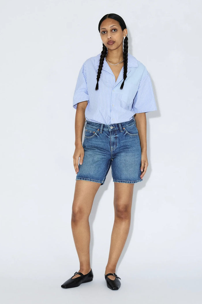 Dr Denim Hill Drift Mid Used Shorts - The Mercantile London