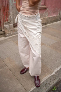 Second Female Vilea Egg White Hip Scarf