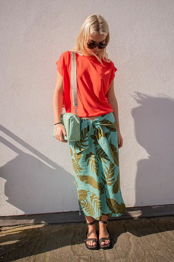 Hod Eleonore Tropical Blue Skirt - The Mercantile London