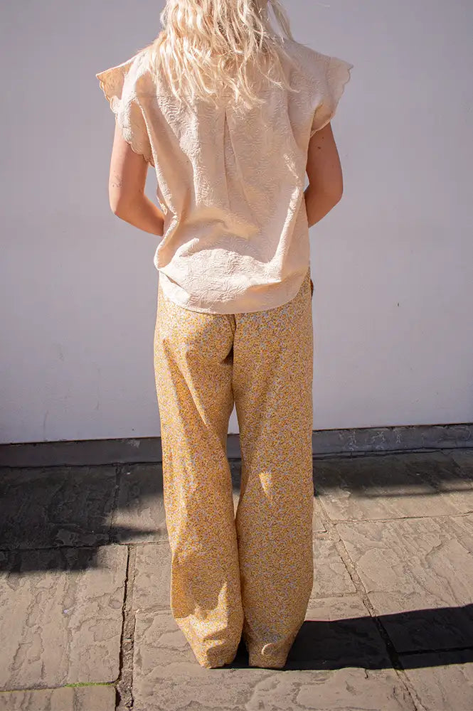 PRICE Hod Jeanne Nasturtium Yellow Trousers - The Mercantile London