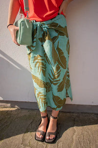 Hod Eleonore Tropical Blue Skirt - The Mercantile London