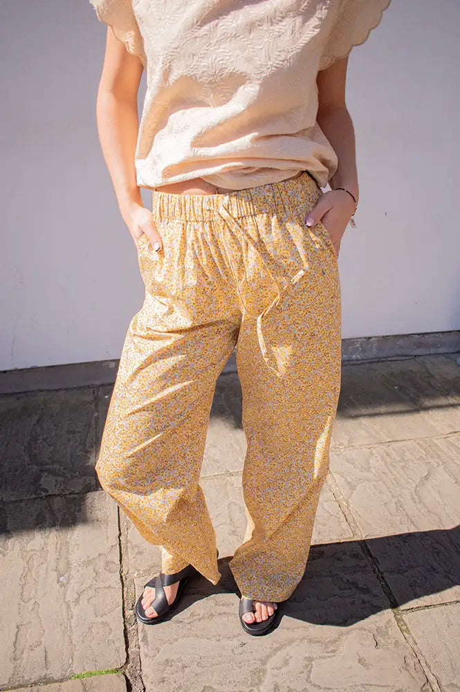 PRICE Hod Jeanne Nasturtium Yellow Trousers - The Mercantile London