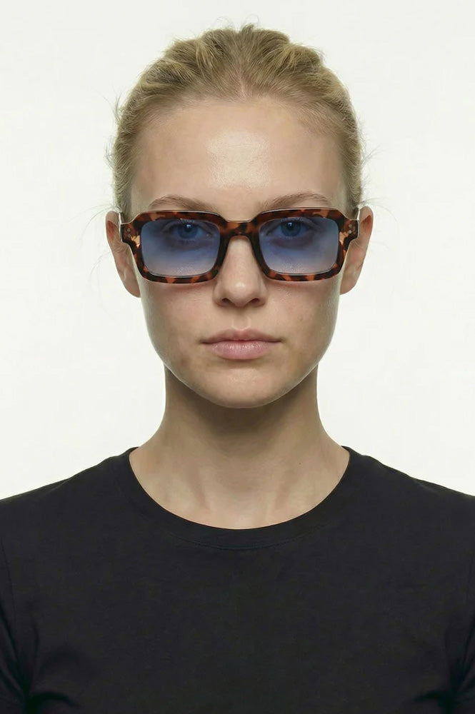 Eco Shades Holme Havana Blue Sunglasses - The Mercantile London