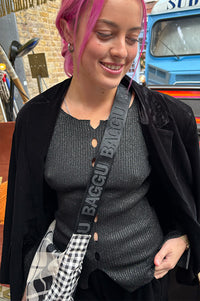 ICHI Dreas Black Long Sleeve Top - The Mercantile London