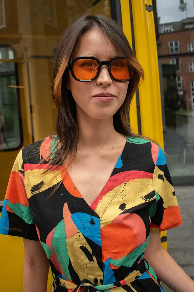 Eco Shades Lodi Orange Sunglasses