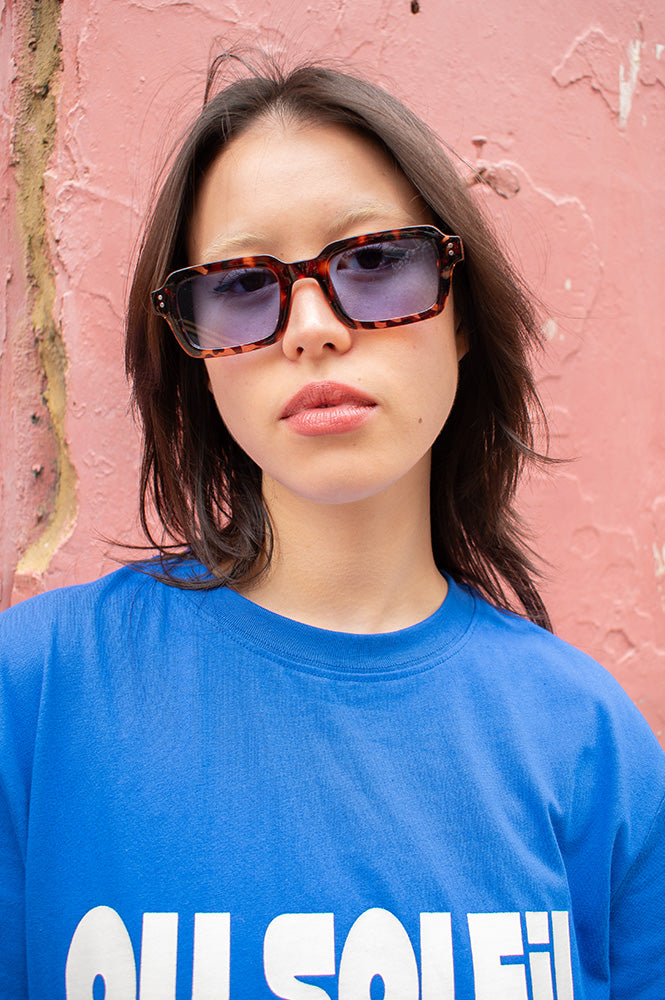 Eco Shades Holme Havana Blue Sunglasses - The Mercantile London