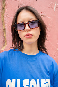 Eco Shades Holme Havana Blue Sunglasses - The Mercantile London