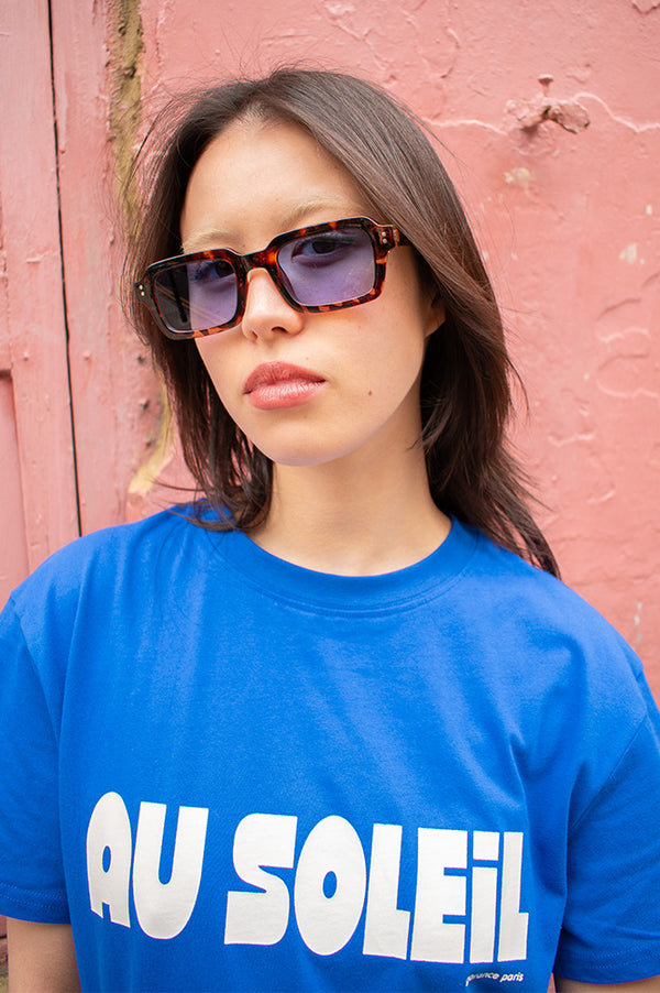 Eco Shades Holme Havana Blue Sunglasses - The Mercantile London