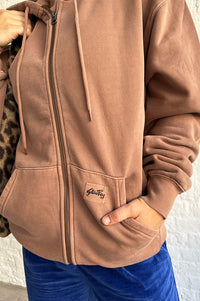 Stan Ray Washed Acorn Zip-Up Hoodie - The Mercantile London