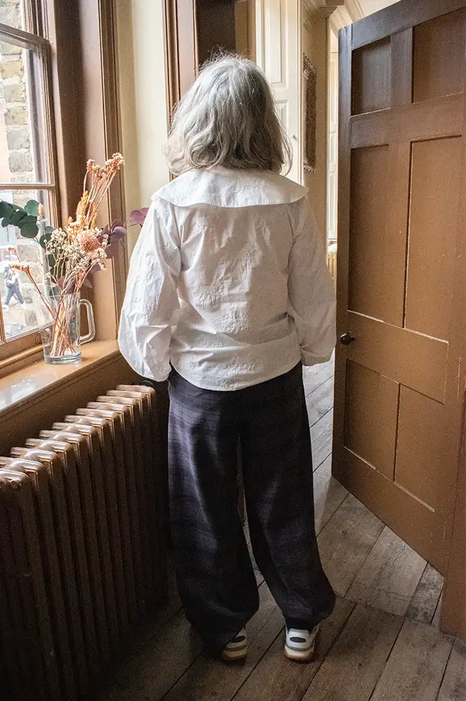 The Tiny Big Sister Embroidered Horse Blouse