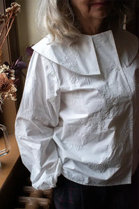 The Tiny Big Sister Embroidered Horse Blouse