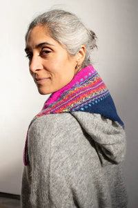 Eribé Fairisle Salsa Tango Knitted Neckerchief