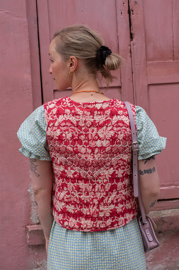 Maison Hotel Ulrikke Sangria Vest - The Mercantile London