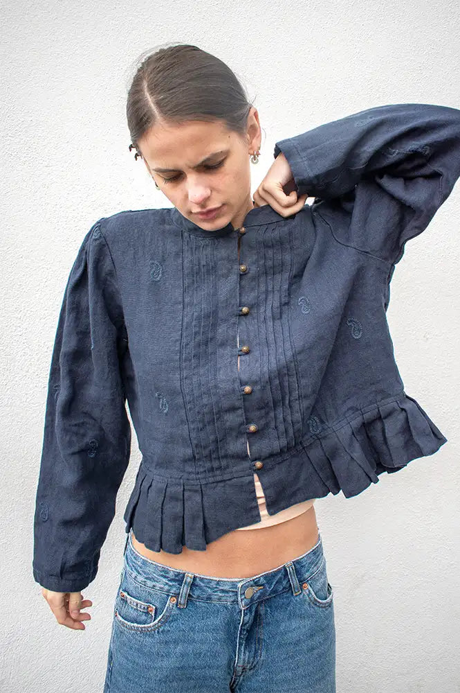 Maison Hotel Edgard Night Blue Jacket - The Mercantile London