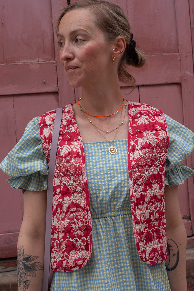 Maison Hotel Ulrikke Sangria Vest - The Mercantile London