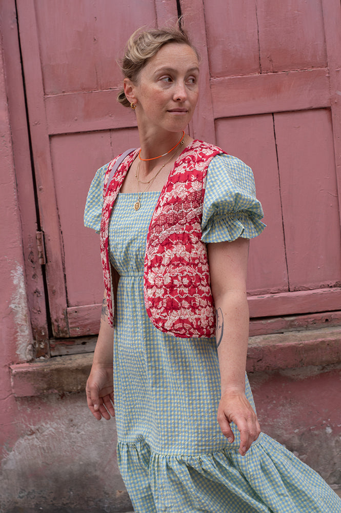 Maison Hotel Ulrikke Sangria Vest - The Mercantile London
