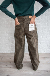 Seventy + Mochi Bay Cacao Houndstooth Jeans - The Mercantile London