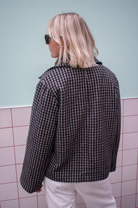 Object Keily Check Morel and White Jacket - The Mercantile London