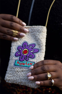 Howlin Ecru Flower Pouch - The Mercantile London