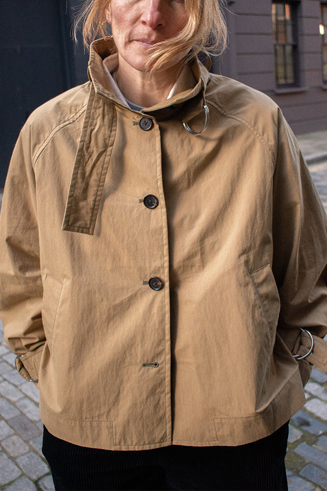 Bellerose Hubble Cropped Trench Coat