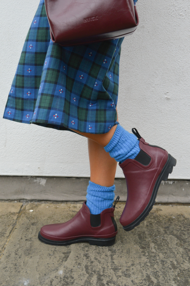 ICHI Piah Port Royale Rubber Ankle Boots