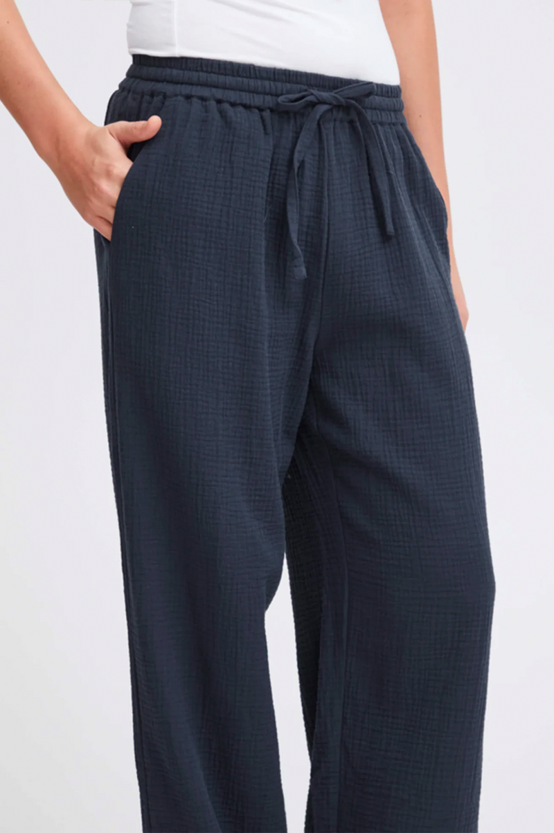 ICHI Mika Total Eclipse Trousers - The Mercantile London