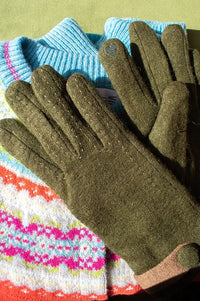 ICHI Maries Mayfly Green Gloves
