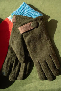 ICHI Maries Mayfly Green Gloves