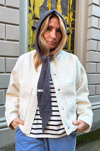 ICHI Fapora Birch Bomber Jacket