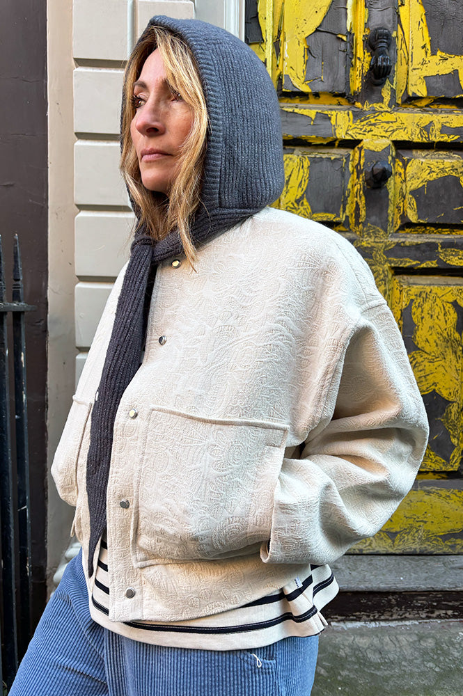 ICHI Fapora Birch Bomber Jacket