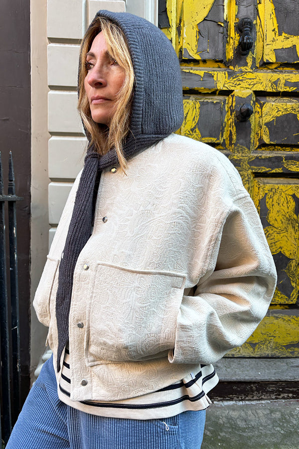 ICHI Fapora Birch Bomber Jacket