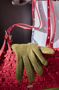 ICHI Maries Mayfly Green Gloves