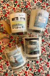 Fig & Olive Illustrated Box Candle - The Mercantile London