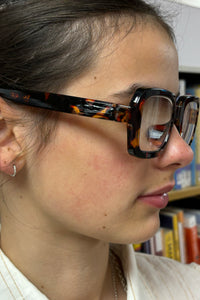 Square Tortoise Reading Glasses - The Mercantile London