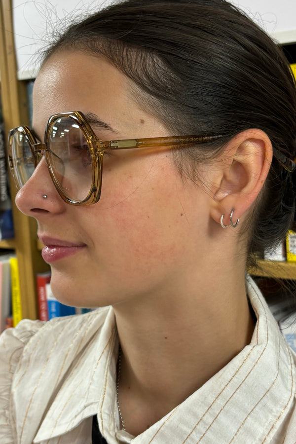 Edgy Olive Brown Reading Glasses - The Mercantile London