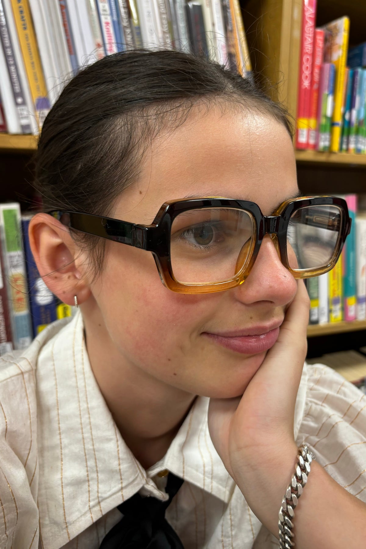 Square Black & Brown Reading Glasses - The Mercantile London