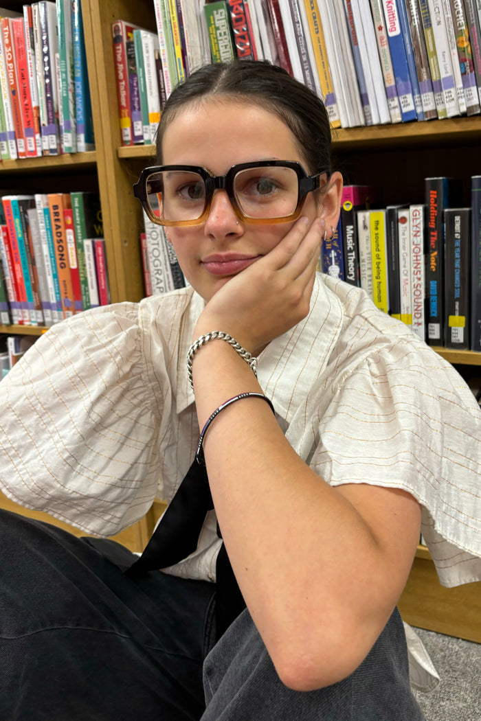 Square Black & Brown Reading Glasses - The Mercantile London