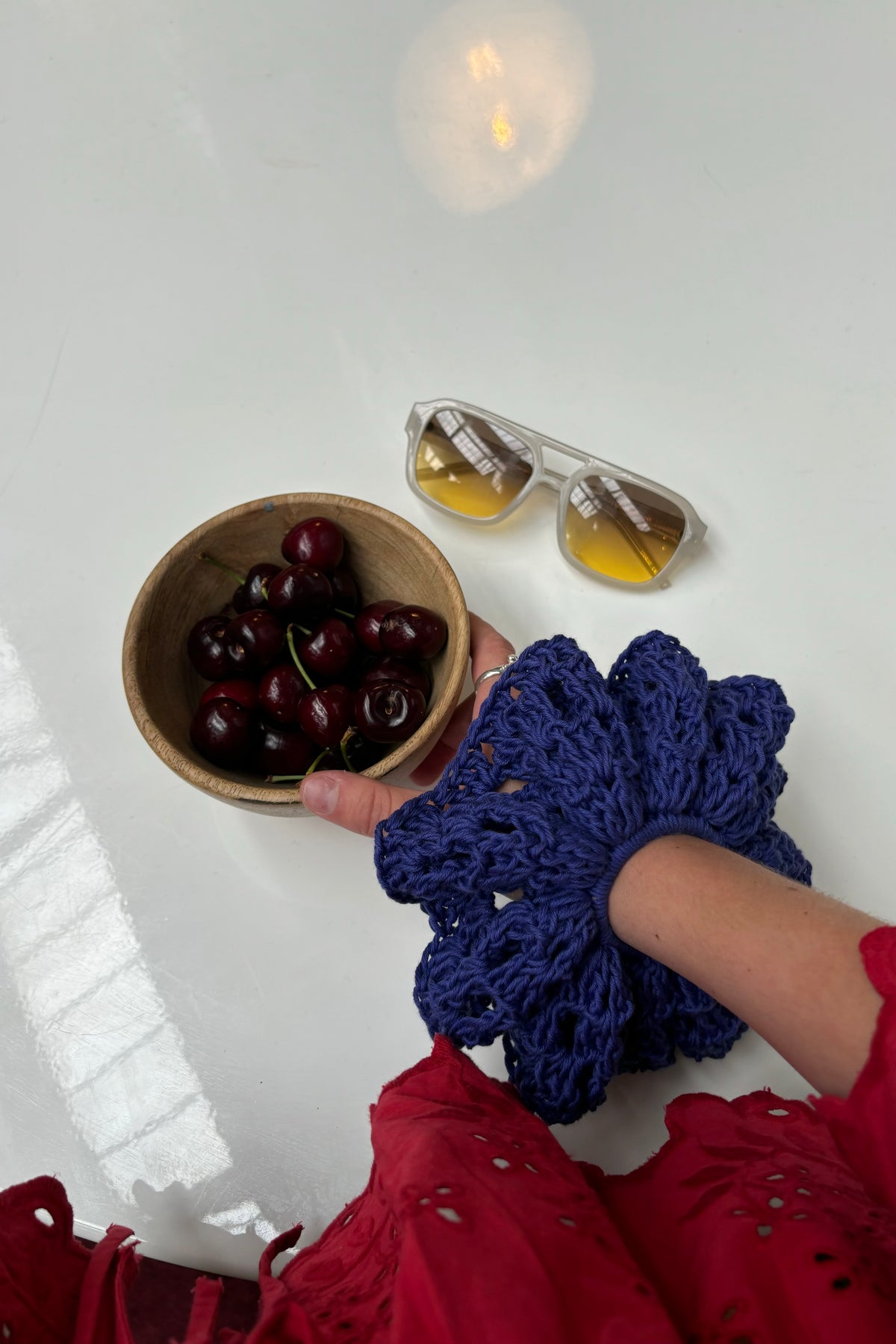 Courgette Violetta Scrunchie - The Mercantile London