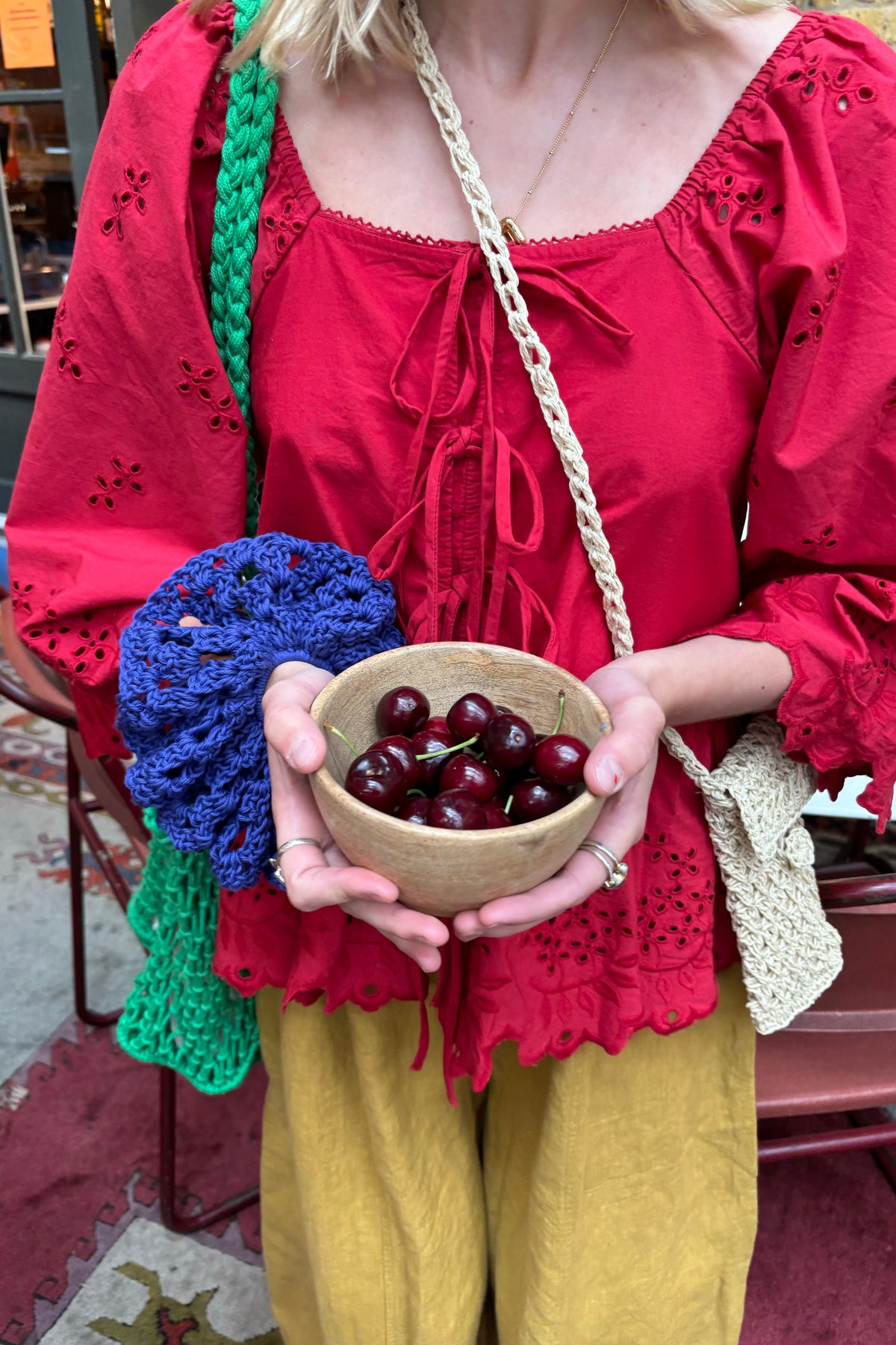 Courgette Violetta Scrunchie - The Mercantile London
